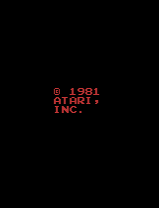 Asteroids screen