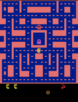 Ms. Pac-Man screen