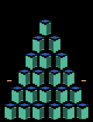 Q*bert screen